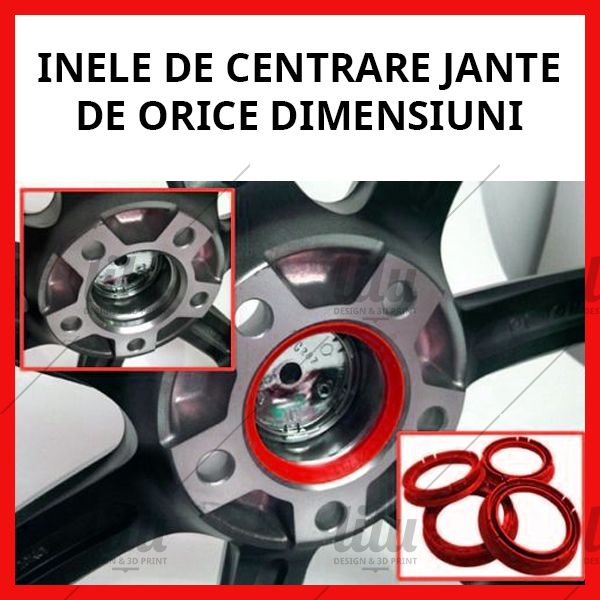 Inele de centrare jante pentru orice masina la comanda
