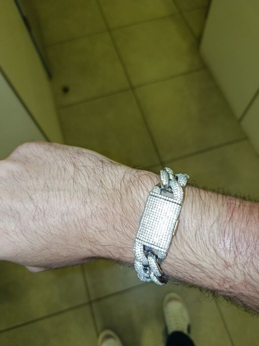 Bratara cuban diamante