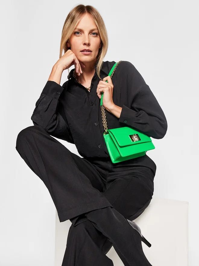 Дамска чанта FURLA 1927 Зелена - НОВА