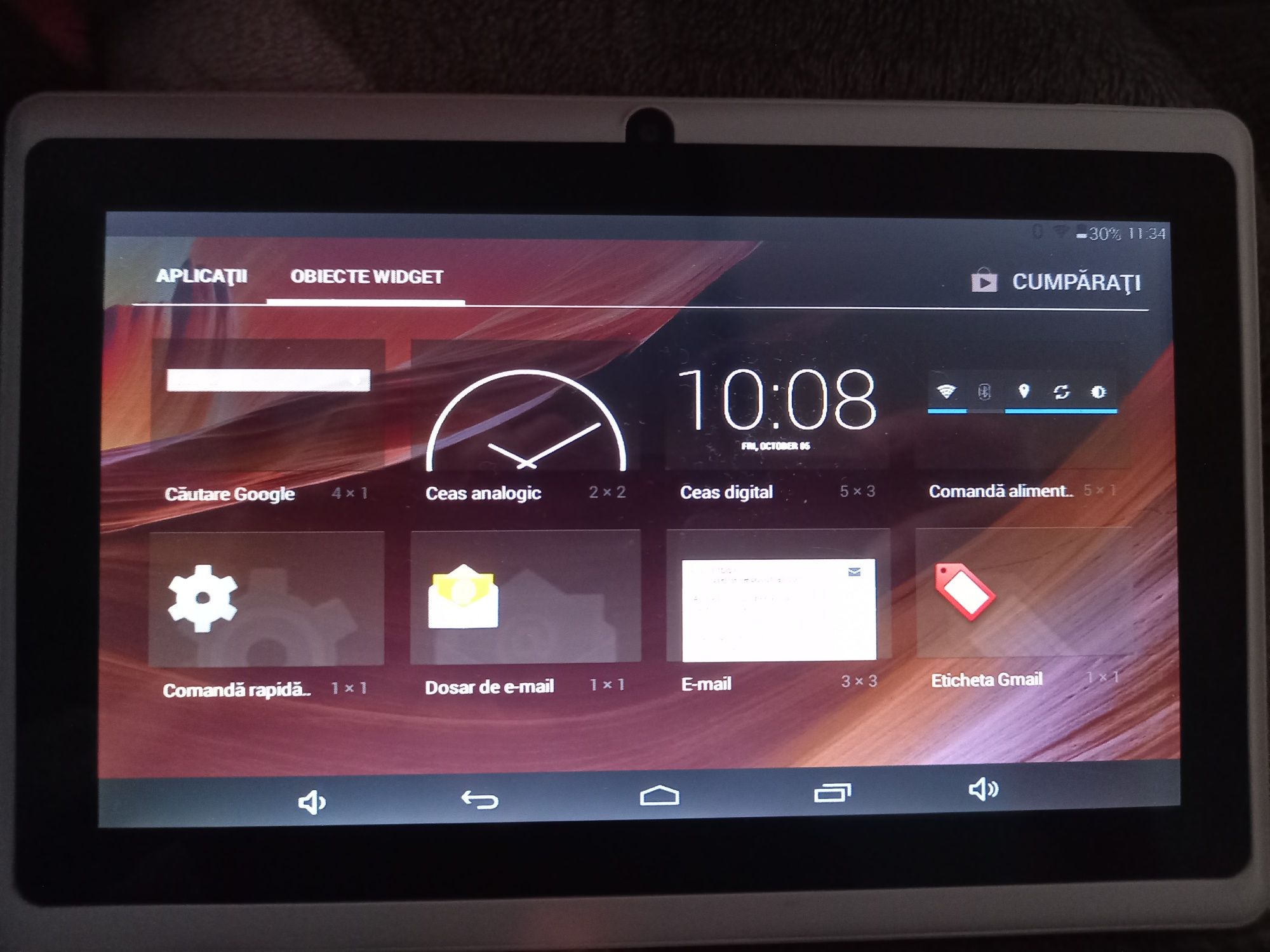 Tableta Simbans 8GB intern + slot card MSCD extins