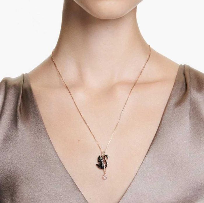 Lănțișor Swarovski Swan / Lebădă - nou, în cutie