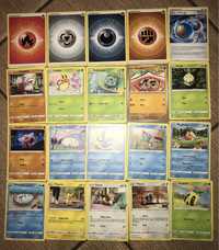 Set de 100 cartonase Pokemon TCG originale - fara dubluri