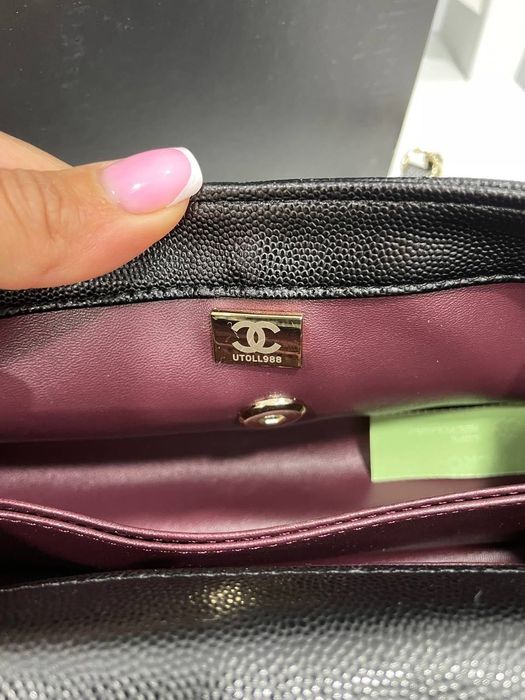 Кожена чанта chanel