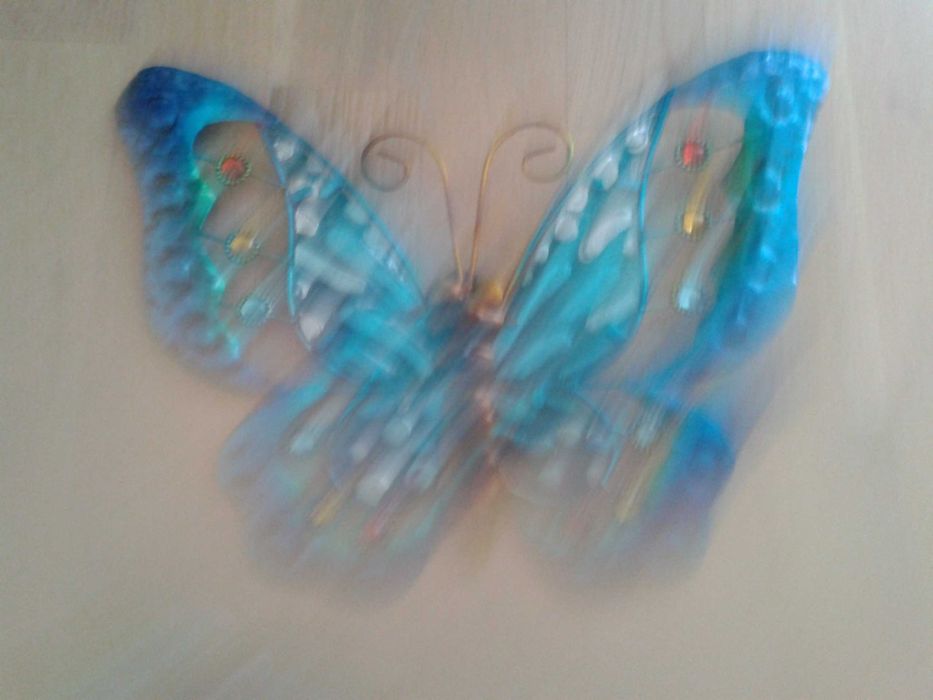 Decoratiuni metal & sticla prelucrate manual, stare impecabila