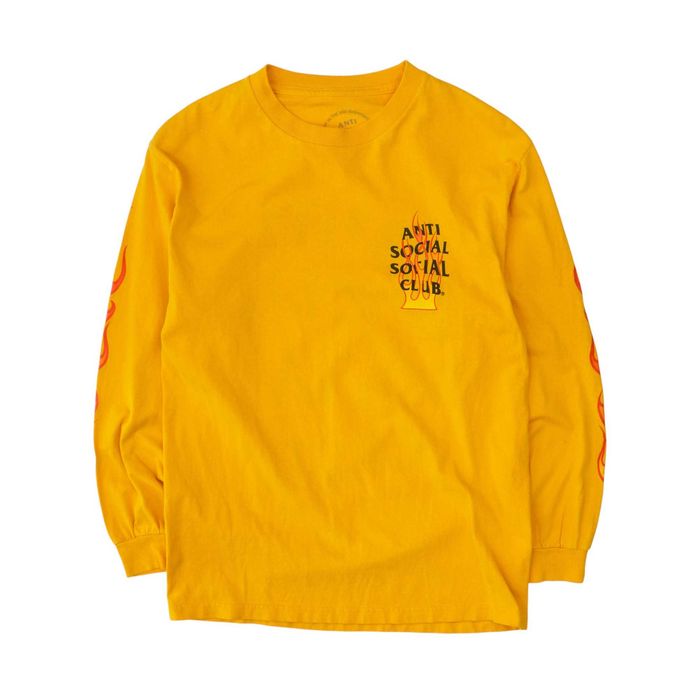 Anti Social Social Club Flame Logo оригинална блуза - М