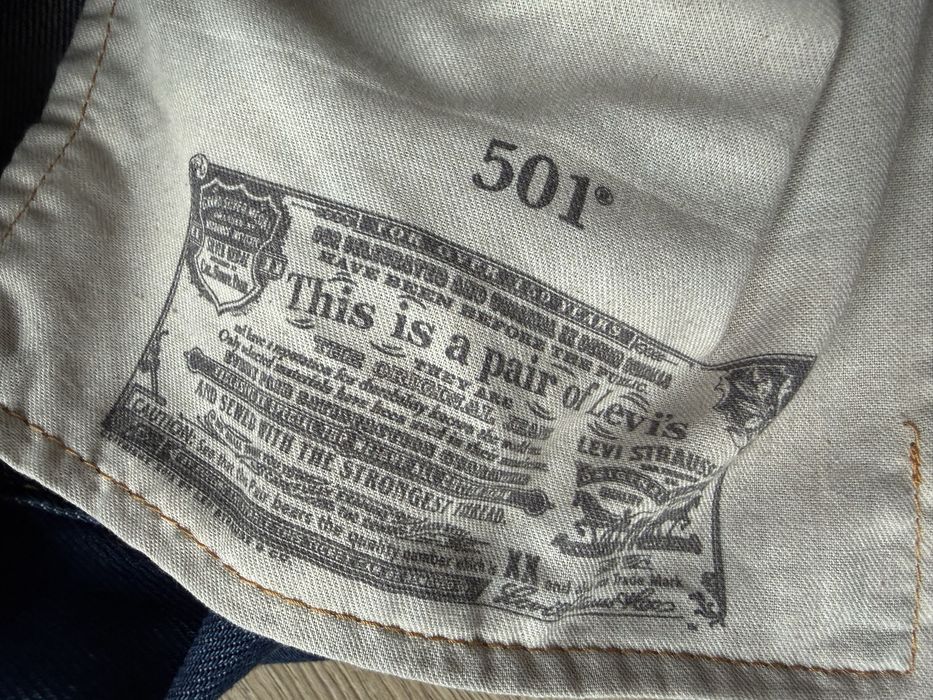 Blugi LEVIS 501 Albastru Barbati | Marime 48 x 32 (Talie 124 cm)