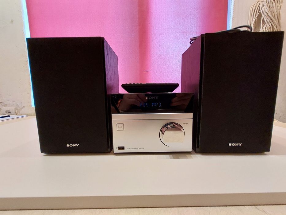Sistem Sony HCD-S20. CD-PlayerMP3, tunerFM, RDS,USB.Perfect funcțional