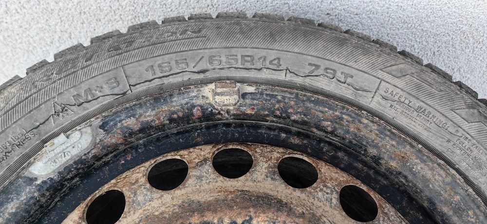 Vand jante 14 opel + cauciuc de iarna