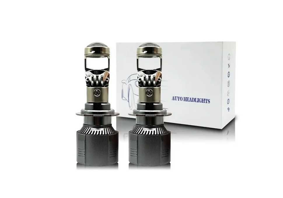 LED крушка с лупа  H11 Canbus, 12-24V, 220W, 30000LM, 5700К