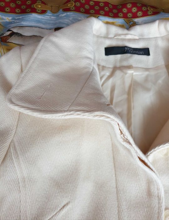 Jacheta sacou crem mix lana