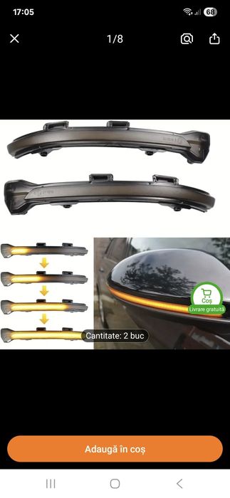 Semnalizari oglinda dinamice golf 7 jetta mk7 etc