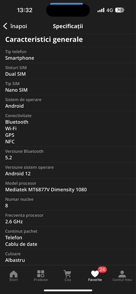 Telefon Xiaomi Redmi Note 12 pro + incarcare 120w