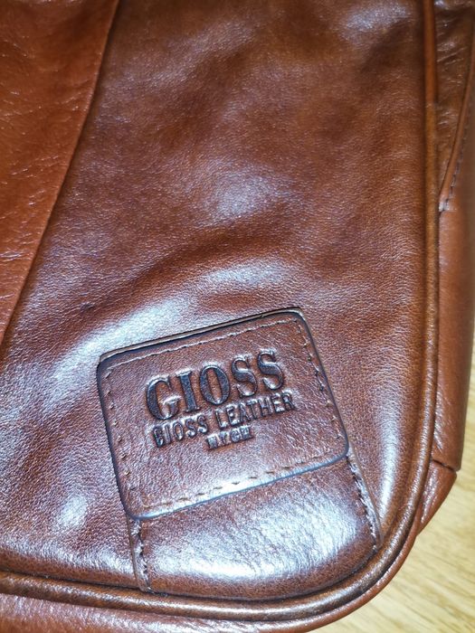 Geanta Borseta Rucsac Piele Gioss Leather Calitate Italy