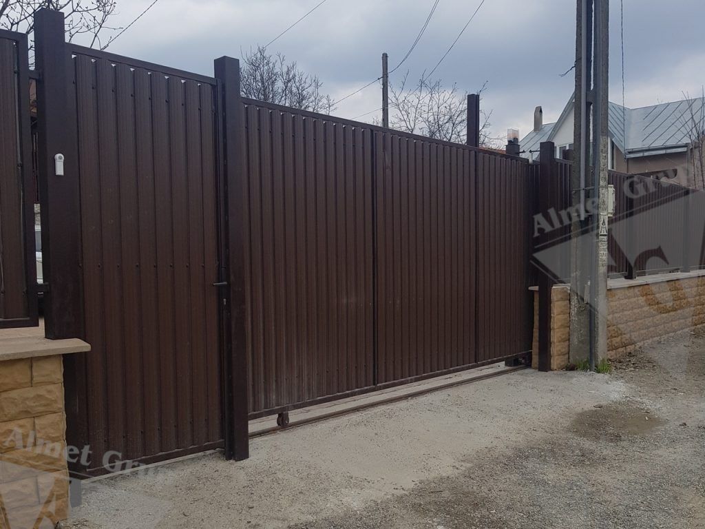 garduri si porti fer forjat șipcă metalică plasă bordurată bca