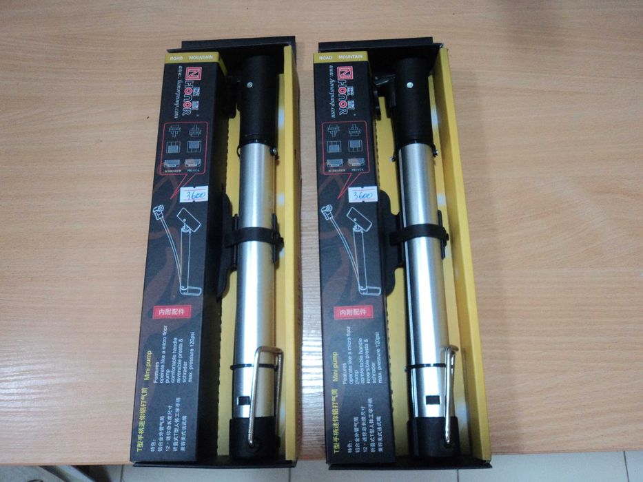 алюминиевый насос HONOR с креплением к велосипедной раме