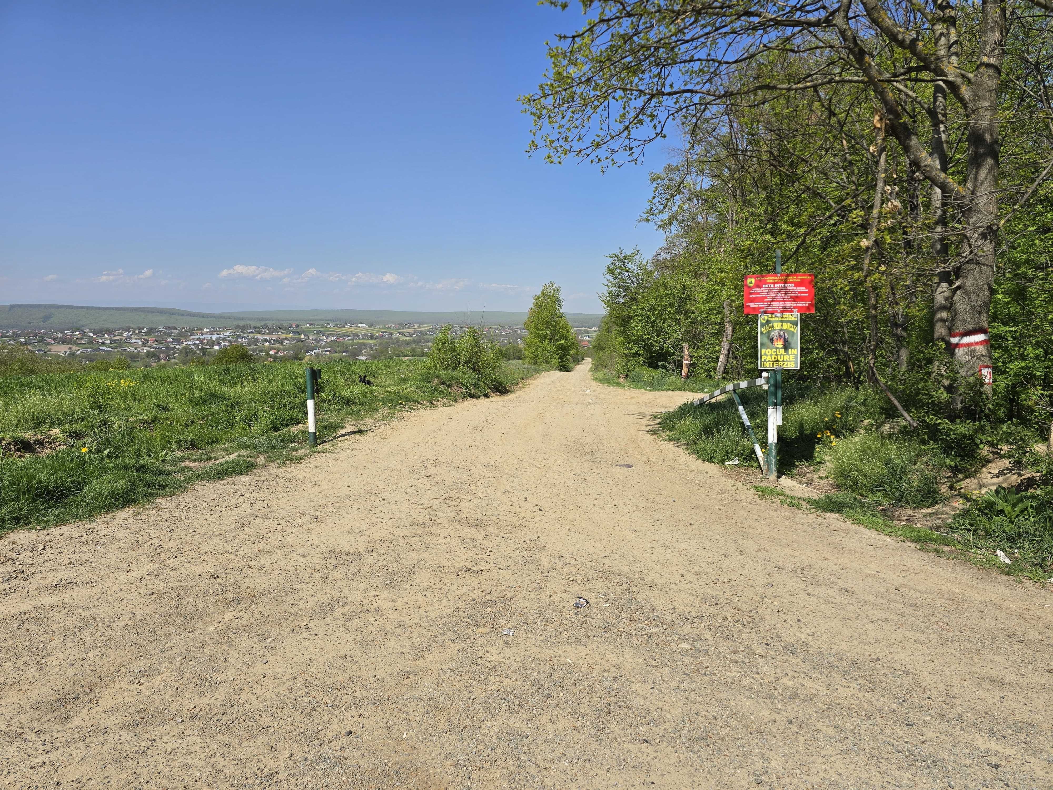 TEREN INTRAVILAN M. Dragomirnei ( priveliste de vis linga padure)