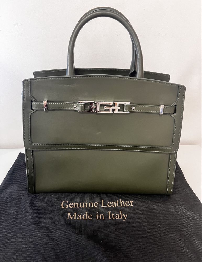 Vand Geanta Guess PIELE Originala Green Factura