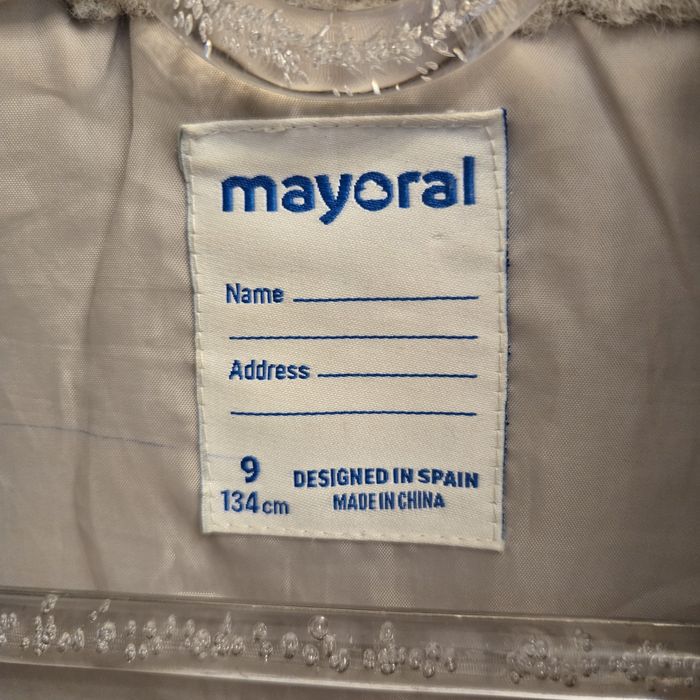 Пухкав елек за момиче Mayoral (Майорал), размер 9 години, ръст 134 см