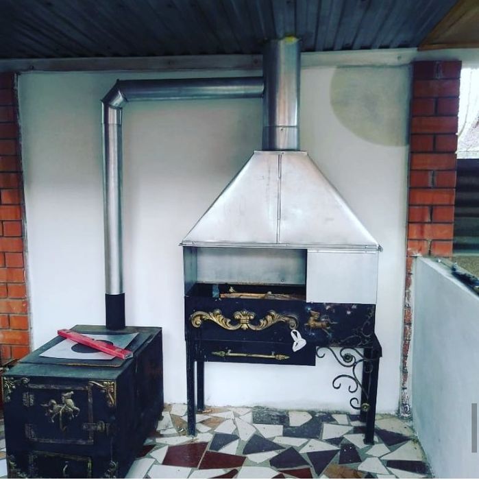 Услуга установки дымоход Жестяные работа. Вентиляция. Стройтельство