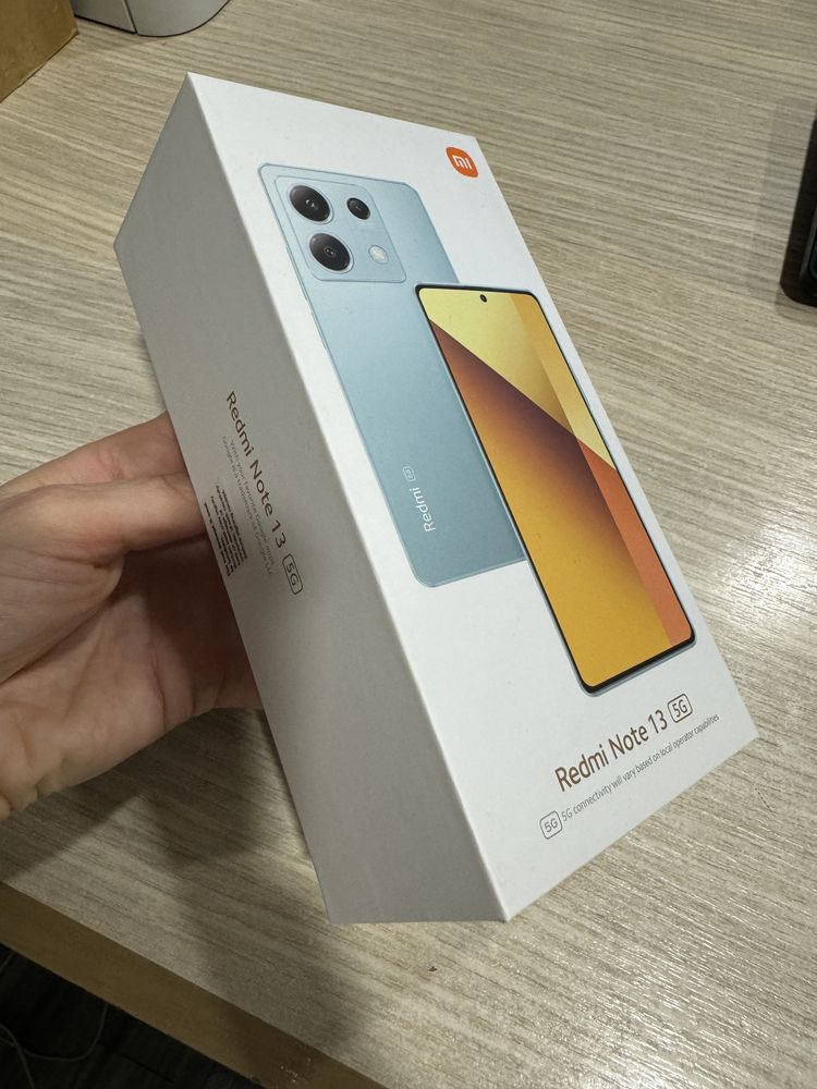 Xiaomi Redmi Note 13 5G, 8GB RAM, 256GB, Black, NOU/Sigilat!!!