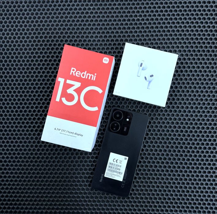 Redmi 13C/256Gb+AirPods/Абая68/телефоны,смартфоны,редми