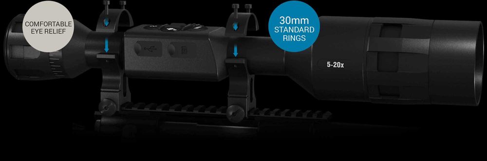 ATN X-Sight 4K Pro 5-20x Прицел за дневно нощно виждане Мерник за лов