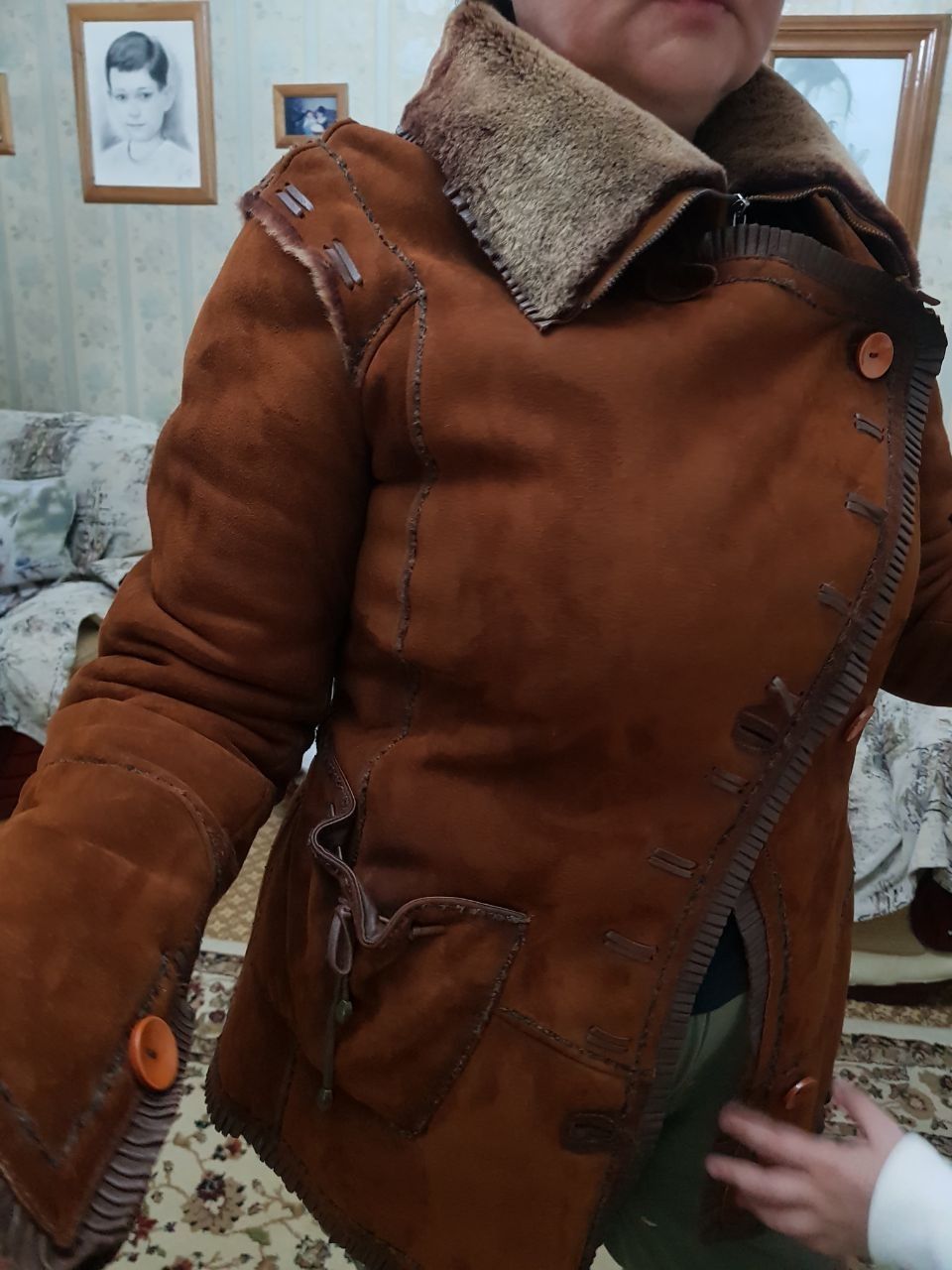 Продам натуральную дублёнку Италия