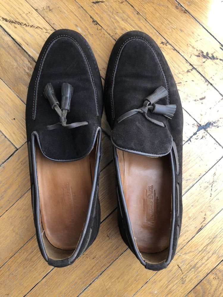 Pantofi Massimo Dutti - piele intoarsa