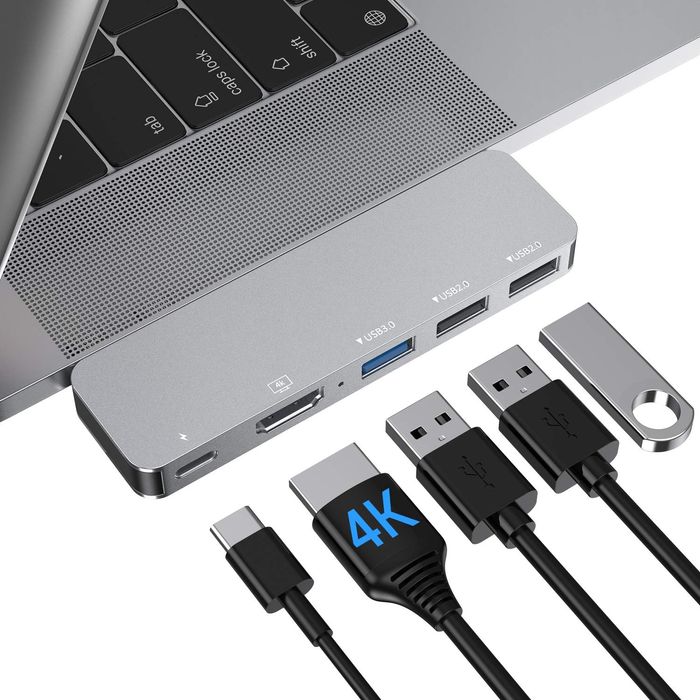 5 в 2 USB C Мултифункционален адаптер за MacBook Pro/Air
