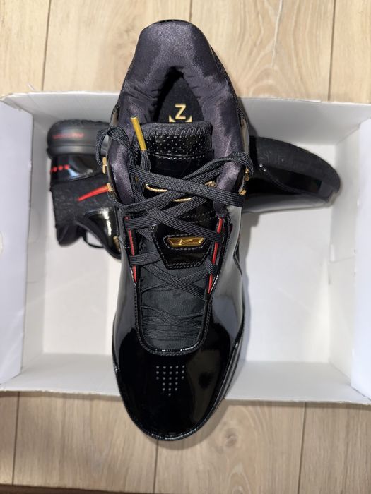 Nike Lebron Zoom NXXT Gen AMPD "Black Metallic Gold Red"