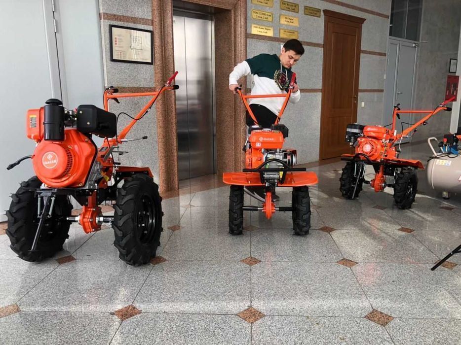 Дизельный мотокультиватор-мотоблок Qazar MSD135 с электростартером