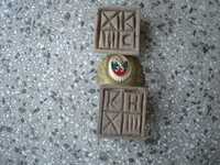 Дървени печати за хляб- просфори + Кокарда, значка