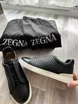 Adidasi Zegna piele naturala full box
