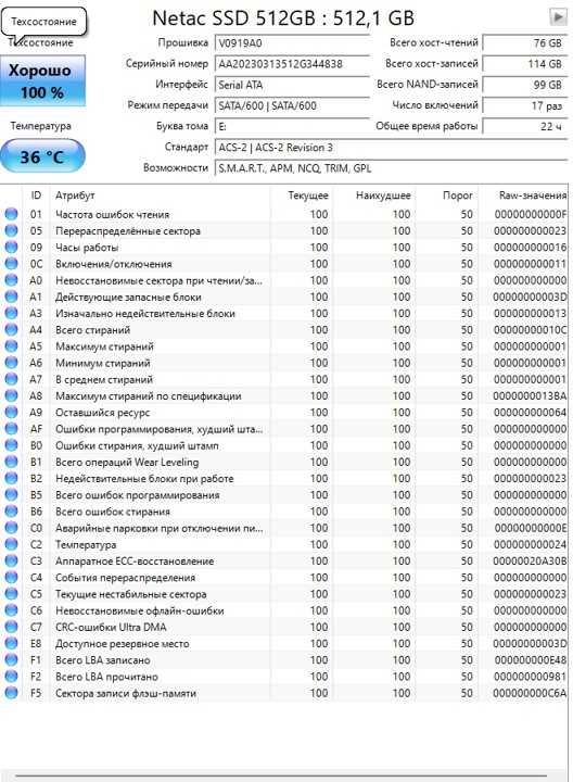 Диск SSD 512GB Netac