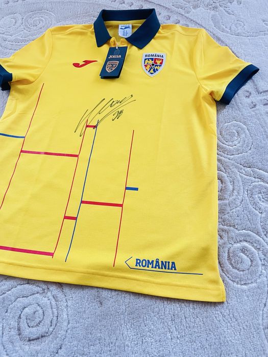 Tricou fotbal semnatura Denis Man