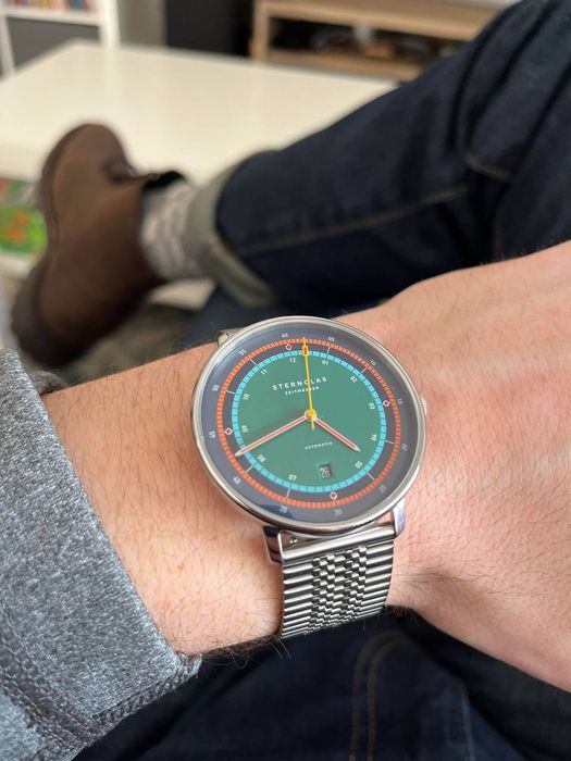 Автоматические немецкие часы Sternglas Hamburg Automatik Edition Argo