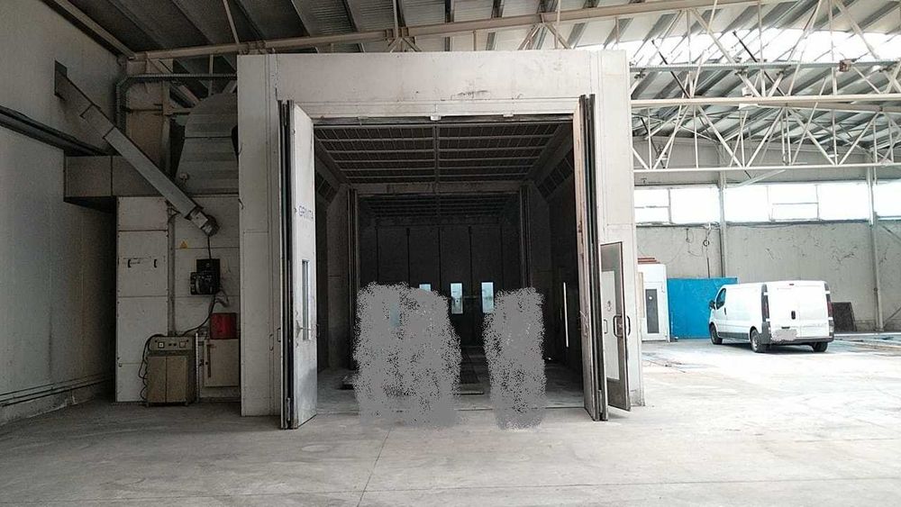 CABINA DE VOPSIT industriala pt autobuze, camioane; stare foarte buna