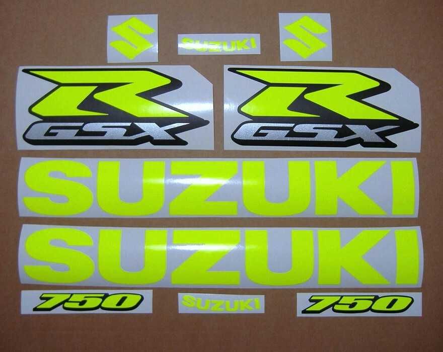 Стикери Сузуки 750 различни цветове GSXR Suzuki лепенки гсхр емблеми