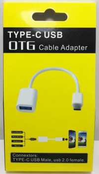 Cablu Adaptor OTG, USB A, 3.0 Mama → Type-C, Tata - 20cm