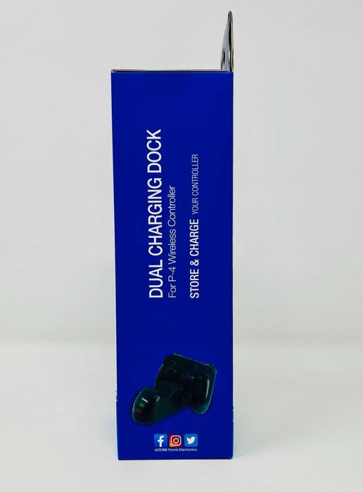 Зарядна станция джойстик PS4 controller dual charging dock Плейстейшън