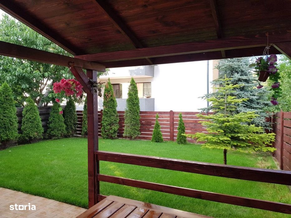 Triplex luxos, gradina proprie, 90mp utili, zona Rediu, 135000 EUR