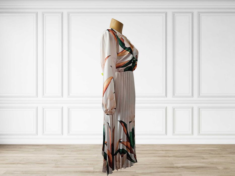 Пролетна рокля с миди дължина