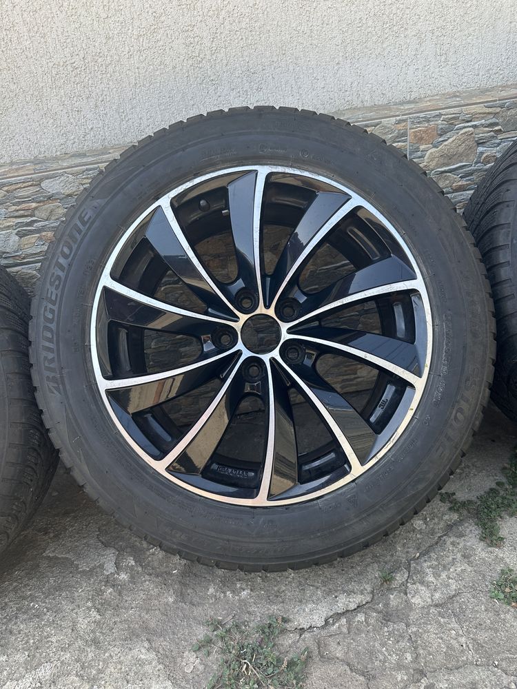 Jante bicolor 5x114,3 R18 Rial / 225 55 18 Bridgestone / Hyundai Kia