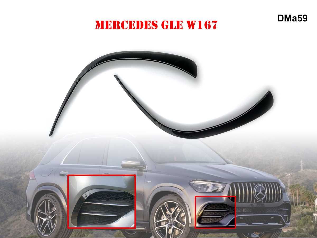 Accesorii tuning bara față AMG pentru Mercedes GLE W167