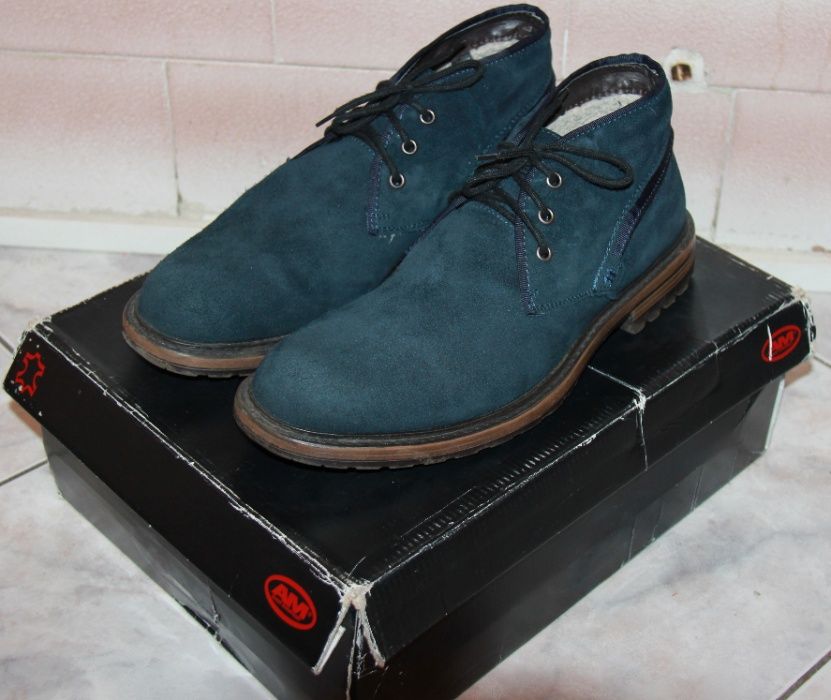 Ghete A&M piele naturala intoarsa, masura 43