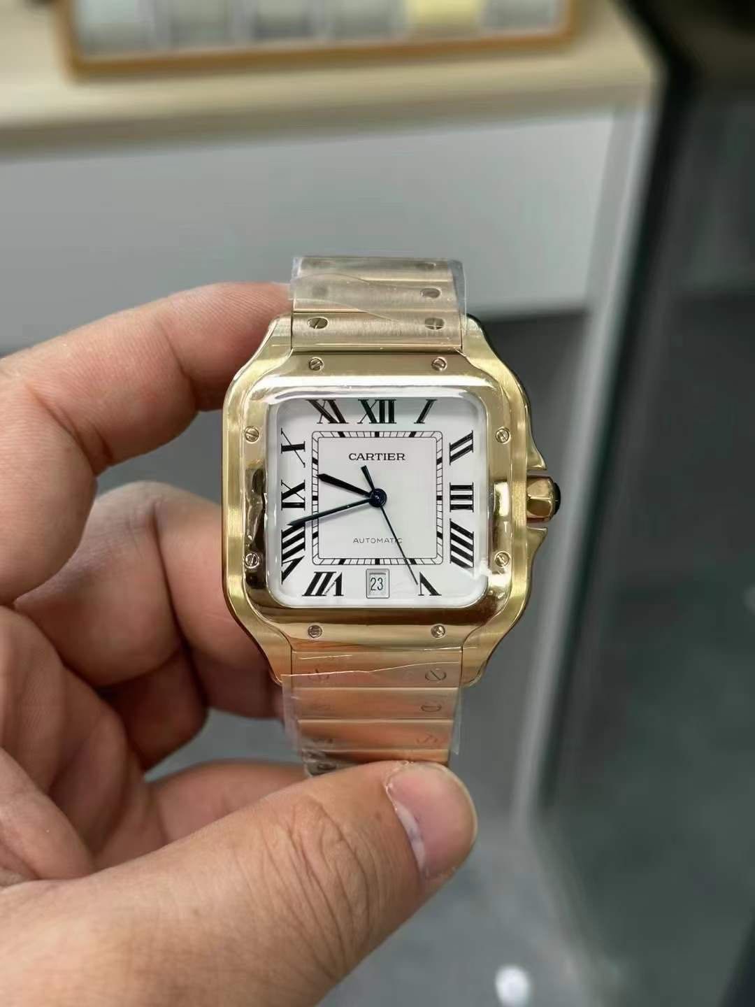 Cartier Santos 100XL Rosé Gold