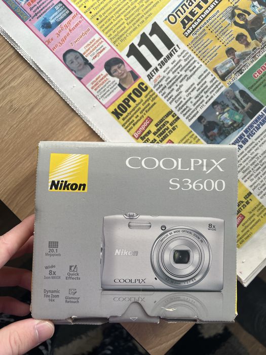 Продас фотоаппарат nikon новый