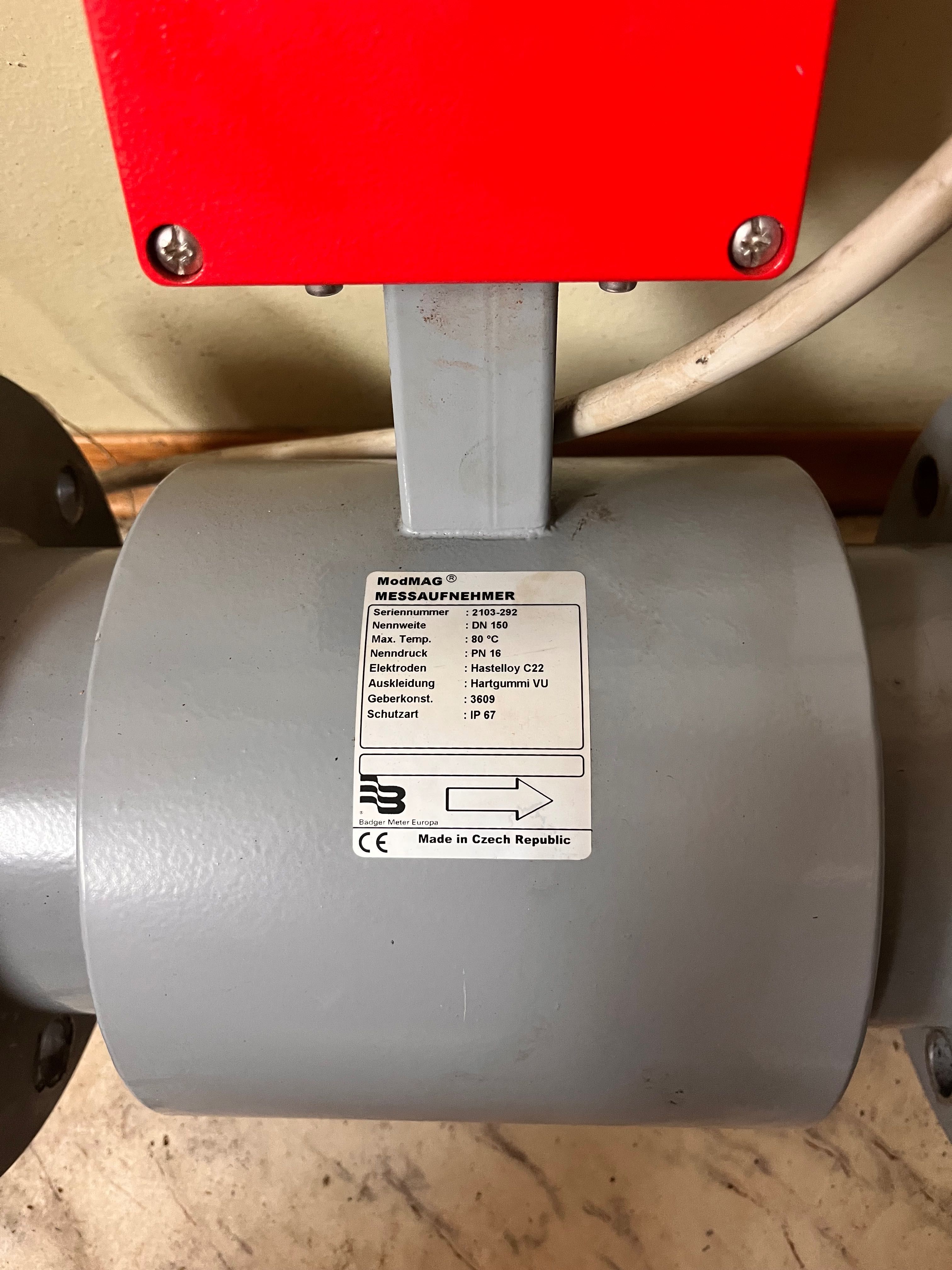Електромагнитен дебитомер Badger Meter ModMAG M2000-DN150