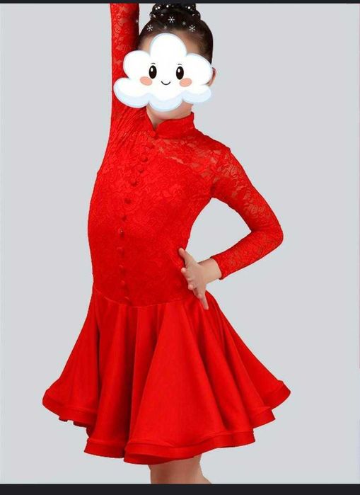 Рокля з спортни танци 122-128