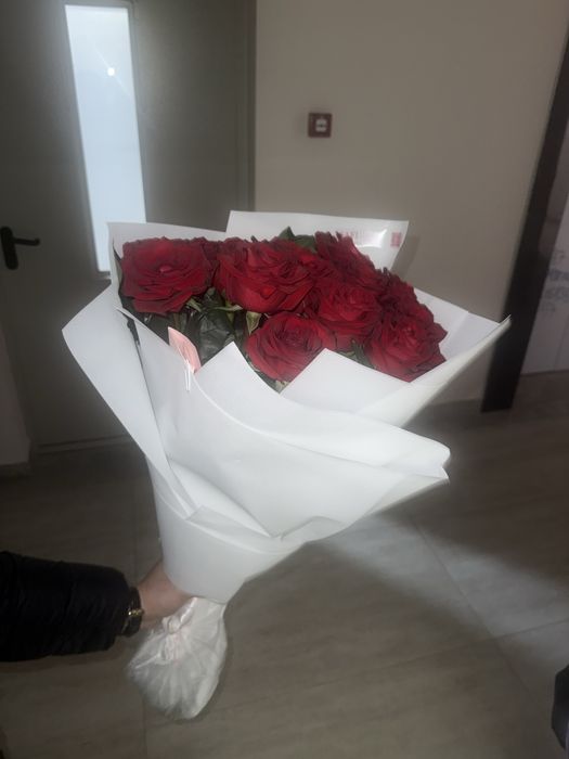 букет цветов розы длинные